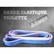 Bande élastique violette à l'unité